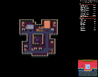 Thumbnail for a map of Space Patrol Headquarters for the SNES game Super Chinese World 2: Uchuu Ichibuto Daikai.