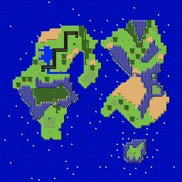 Thumbnail for a map of Chinese World for the SNES game Super Chinese World 3.