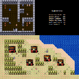 Thumbnail for a map of Ukei for the SNES game Super Chinese World 3.
