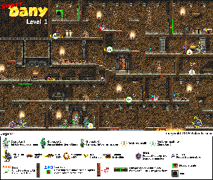 Thumbnail for a map of Level 01 for the SNES game Super Dany.