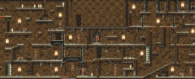 Thumbnail for a map of Level 03 (Unmarked) for the SNES game Super Dany.