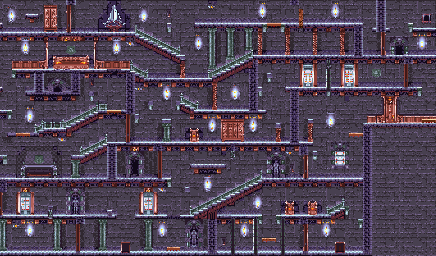 Thumbnail for a map of Level 04 (Unmarked) for the SNES game Super Dany.