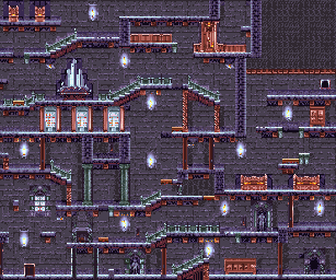 Thumbnail for a map of Level 06 (Unmarked) for the SNES game Super Dany.
