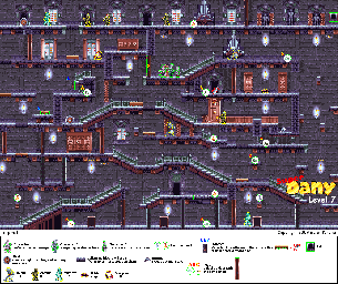 Thumbnail for a map of Level 07 for the SNES game Super Dany.