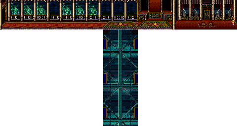 Thumbnail for a map of Mission 7: Duke's Headquarters for the SNES game Super Double Dragon.