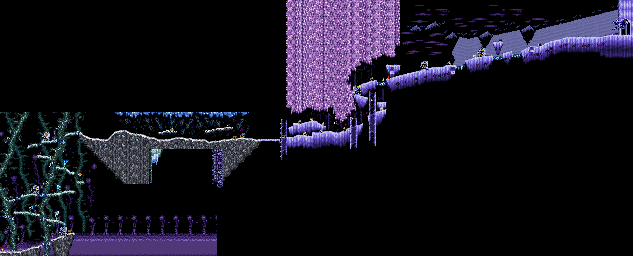 Thumbnail for a map of Level 5 for the SNES game Super Ghouls 'N Ghosts.