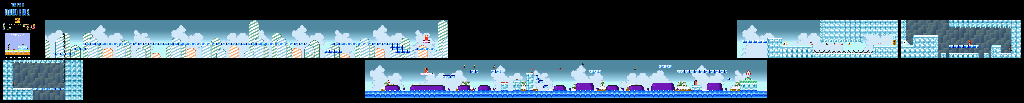 Thumbnail for a map of Super Mario Bros. 2 World 4-2 for the SNES game Super Mario All-Stars.