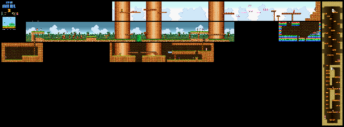 Thumbnail for a map of Super Mario Bros. 2 World 5-3 for the SNES game Super Mario All-Stars.