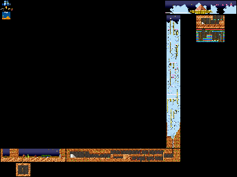 Thumbnail for a map of Super Mario Bros. 2 World 6-3 for the SNES game Super Mario All-Stars.