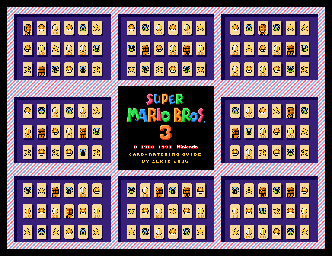 Thumbnail for a map of Super Mario Bros. 3 Match Game for the SNES game Super Mario All-Stars.