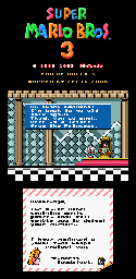 Thumbnail for a map of Super Mario Bros. 3 World 3-End for the SNES game Super Mario All-Stars.