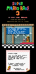 Thumbnail for a map of Super Mario Bros. 3 World 4-End for the SNES game Super Mario All-Stars.