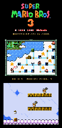 Thumbnail for a map of Super Mario Bros. 3 World 5-Hammer Bros. 3 for the SNES game Super Mario All-Stars.