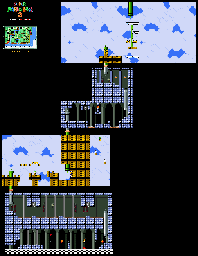 Thumbnail for a map of Super Mario Bros. 3 World 5-Tower for the SNES game Super Mario All-Stars.
