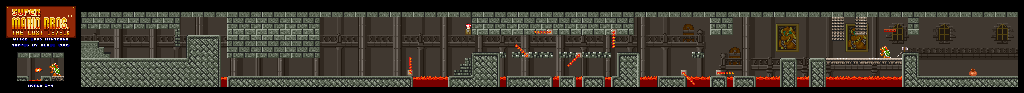 Thumbnail for a map of Super Mario Bros.: The Lost Levels World 2-4 for the SNES game Super Mario All-Stars.