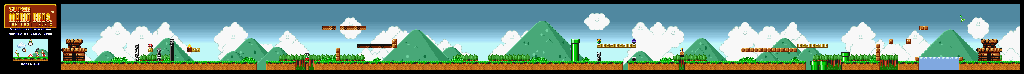 Thumbnail for a map of Super Mario Bros.: The Lost Levels World 4-2 for the SNES game Super Mario All-Stars.
