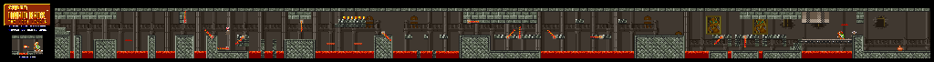 Thumbnail for a map of Super Mario Bros.: The Lost Levels World 5-4 for the SNES game Super Mario All-Stars.