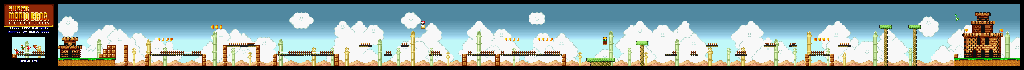 Thumbnail for a map of Super Mario Bros.: The Lost Levels World 6-3 for the SNES game Super Mario All-Stars.