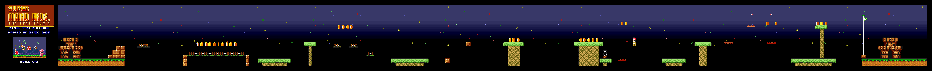 Thumbnail for a map of Super Mario Bros.: The Lost Levels World C-2 for the SNES game Super Mario All-Stars.