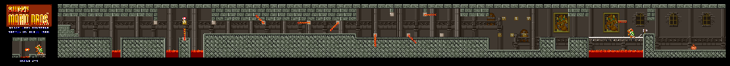 Thumbnail for a map of Super Mario Bros. World 1-4 for the SNES game Super Mario All-Stars.