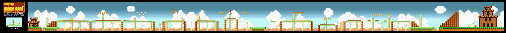 Thumbnail for a map of Super Mario Bros. World 2-3 for the SNES game Super Mario All-Stars.
