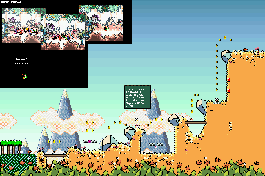 Thumbnail for a map of World 0 Welcome To Yoshi's Island for the SNES game Super Mario World 2: Yoshi's Island.