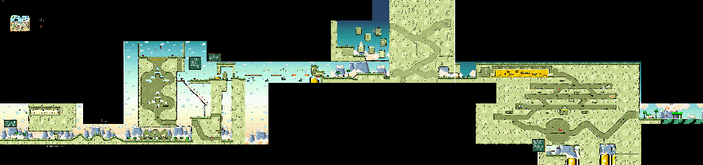 Thumbnail for a map of World 2 2-2: The Baseball Boys for the SNES game Super Mario World 2: Yoshi's Island.