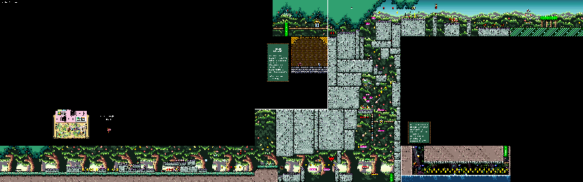 Thumbnail for a map of World 3 3-2: Jungle Rhythm... for the SNES game Super Mario World 2: Yoshi's Island.