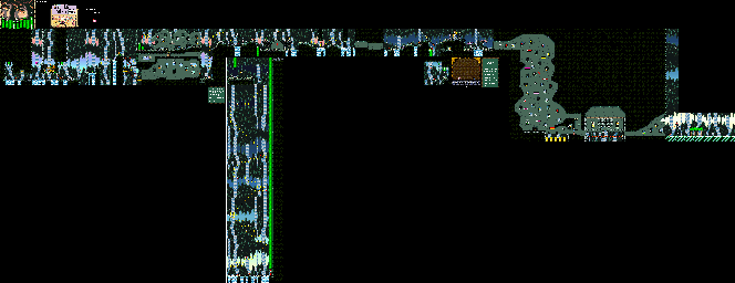 Thumbnail for a map of World 4 4-2: The Cave Of The Lakitus for the SNES game Super Mario World 2: Yoshi's Island.