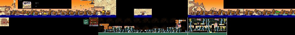 Thumbnail for a map of World 4 4-6: Lake Shore Paradise for the SNES game Super Mario World 2: Yoshi's Island.