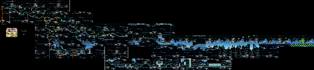 Thumbnail for a map of World 6 6-5: The Very Loooooong Cave for the SNES game Super Mario World 2: Yoshi's Island.