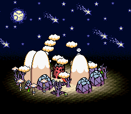 Thumbnail for a map of World 6 (Title / Animated) for the SNES game Super Mario World 2: Yoshi's Island.