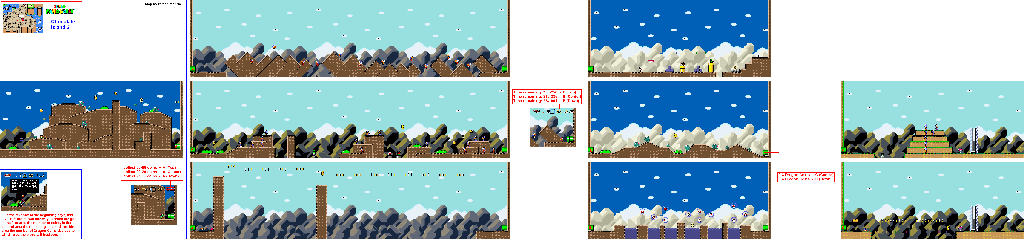 Thumbnail for a map of Chocolate Island 2 for the SNES game Super Mario World.