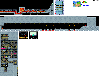 Thumbnail for a map of Twin Bridges #4 Ludwig's Castle for the SNES game Super Mario World.