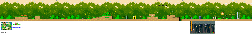 Thumbnail for a map of Yoshi's Island 2 for the SNES game Super Mario World.