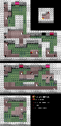 Thumbnail for a map of Athletown Sewers for the SNES game Super Ninja Boy.