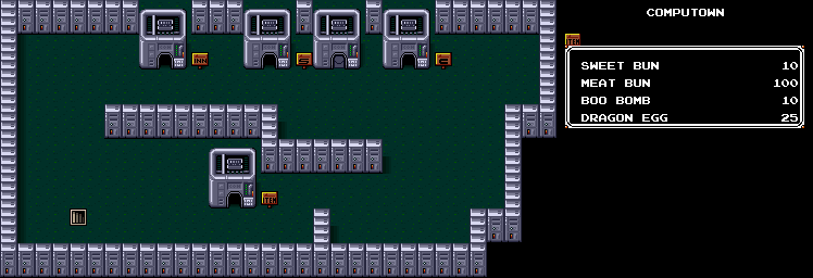 Thumbnail for a map of Computown for the SNES game Super Ninja Boy.