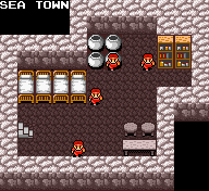 Thumbnail for a map of Sea Town for the SNES game Super Ninja Boy.