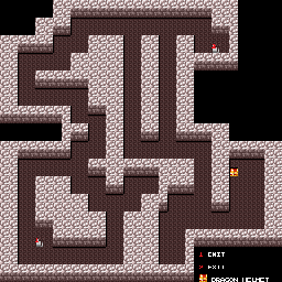 Thumbnail for a map of Yokan Tunnel for the SNES game Super Ninja Boy.