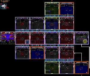 Thumbnail for a map of Arena 2 for the SNES game Super Smash T.V..