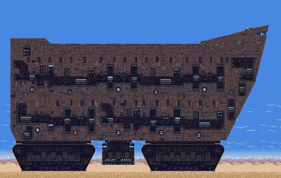 Thumbnail for a map of Tatooine Outside Sandcrawler for the SNES game Super Star Wars.