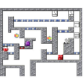 Thumbnail for a map of Stage 10-10 for the SNES game Sutte Hakkun.