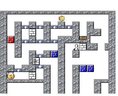 Thumbnail for a map of Stage 10-3 for the SNES game Sutte Hakkun.