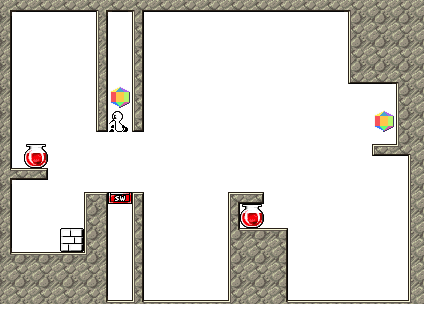 Thumbnail for a map of Stage 2-4 for the SNES game Sutte Hakkun.