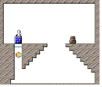 Thumbnail for a map of Stage 3-3 for the SNES game Sutte Hakkun.