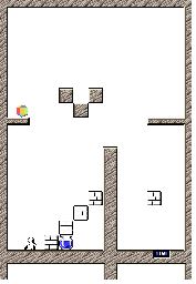 Thumbnail for a map of Stage 3-9 for the SNES game Sutte Hakkun.