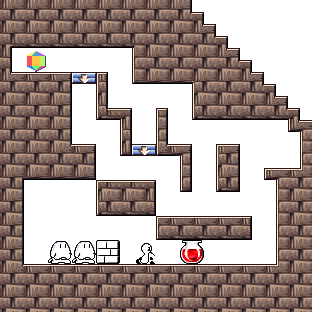 Thumbnail for a map of Stage 4-8 for the SNES game Sutte Hakkun.