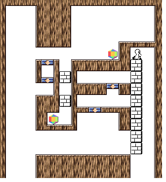 Thumbnail for a map of Stage 5-1 for the SNES game Sutte Hakkun.