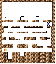 Thumbnail for a map of Stage 5-4 for the SNES game Sutte Hakkun.