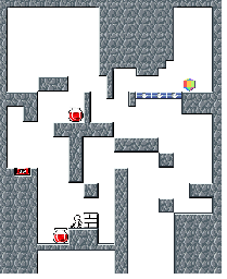 Thumbnail for a map of Stage 6-1 for the SNES game Sutte Hakkun.